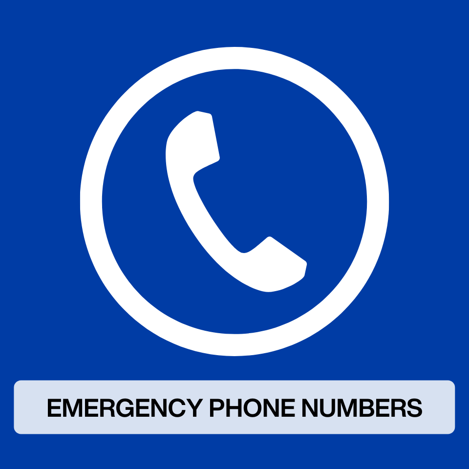 Emergency service numbers