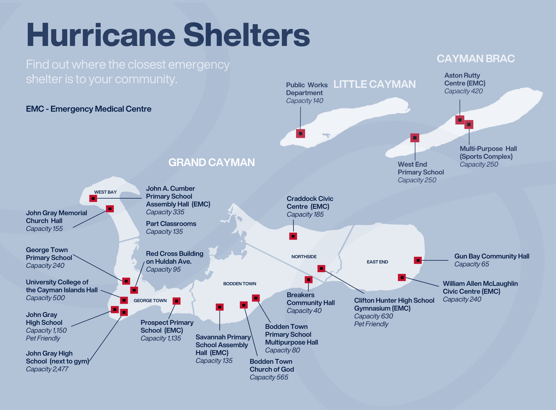 Shelter Map 2024