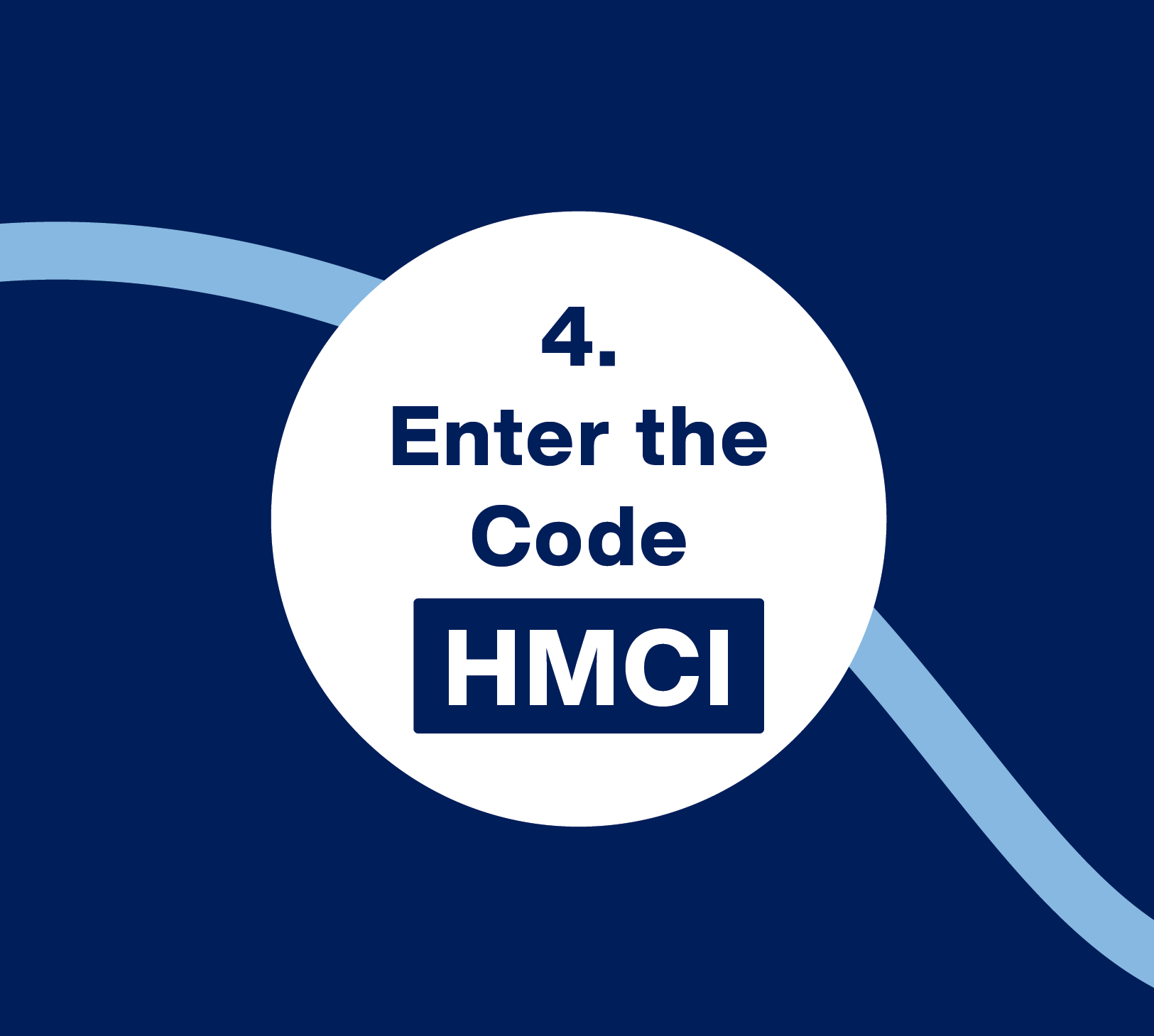 Enter the code - HMCI